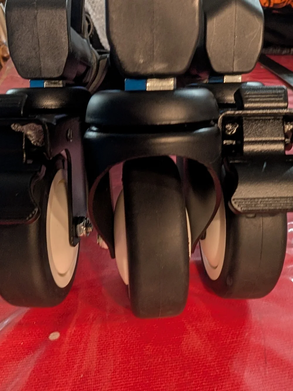 Neewer Black Tabletop Camera Tripod with Wheels - Compact Stabilizing Dolly